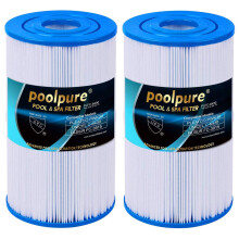 POOLPURE 2 x Hot Spring Filter Compatible for Unicel C-6430, Pleatco PWK30, Darlly 60301, Filter4Spas SC712, Magnum HS30 Replacement Cartridge