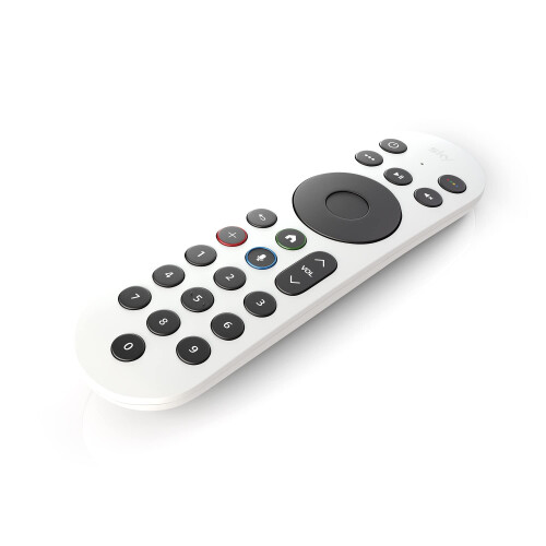 Sky Glass and Sky Stream TV Remote - Ceramic White 1