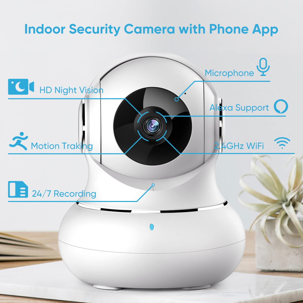 Stanley Cup 2K Indoor Security Camera, Little Elf Smart Wifi Home