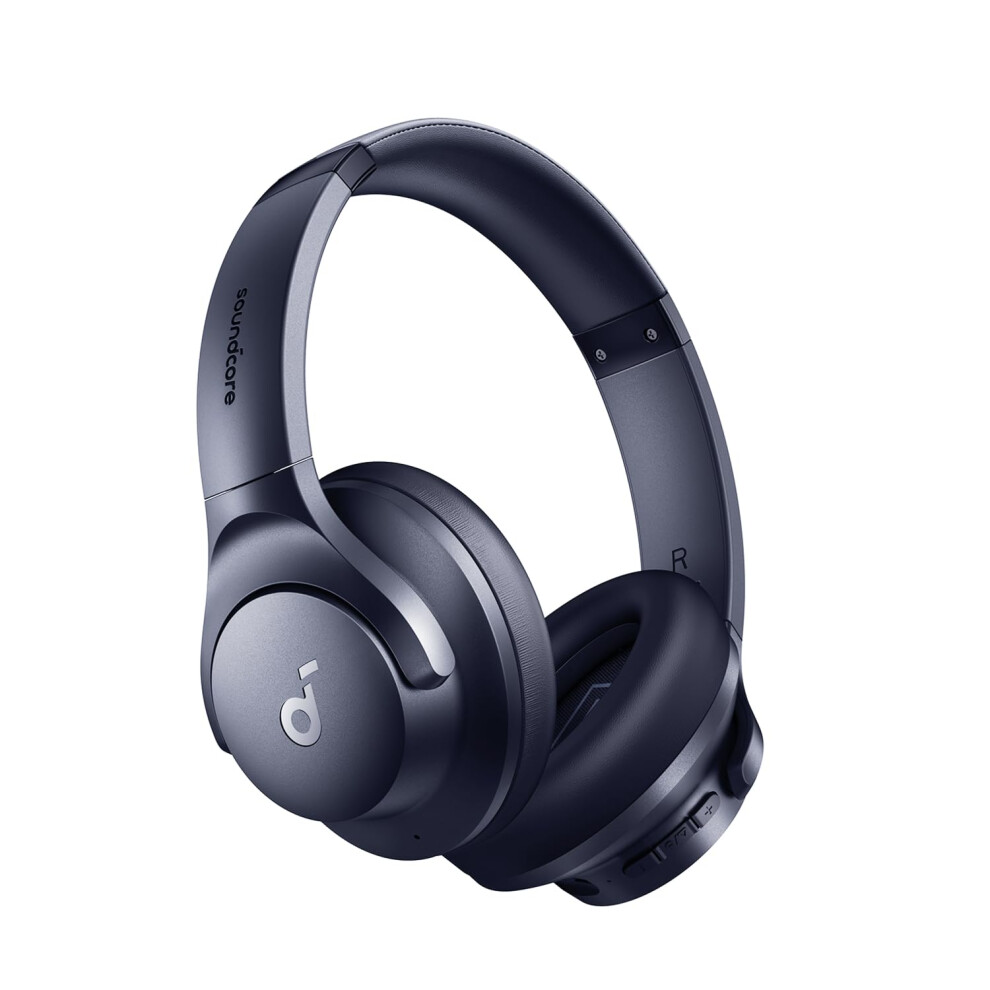 soundcore by Anker Q20i Hybrid Active Noise Cancelling Foldable Headphones, Wireless Over-Ear Bluetooth, 40H Long ANC Playtime, Hi-Res Audio, Big