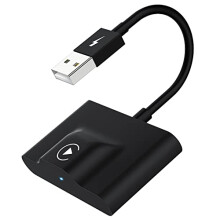 CarPlay Wireless Adapter for Factory Wired CarPlay 2024 Upgrade Plug & Play Wireless CarPlay Dongle Converts Wired to Wireless Fast and Easy Use