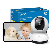 Tapo 2K QHD Indoor Camera , Pan/Tilt WiFi Security Camera, AI Detection CCTV Camera,360? Visual Coverage,Night Vision,Customizable privacy Mode,Cloud