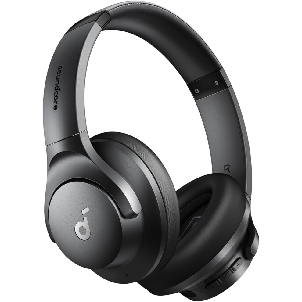 Soundcore by Anker Q20i Hybrid Active Noise Cancelling Headphones - Comfortable Fit, Sound, Large Bass, App Customization, Long Playtime, Ideal for