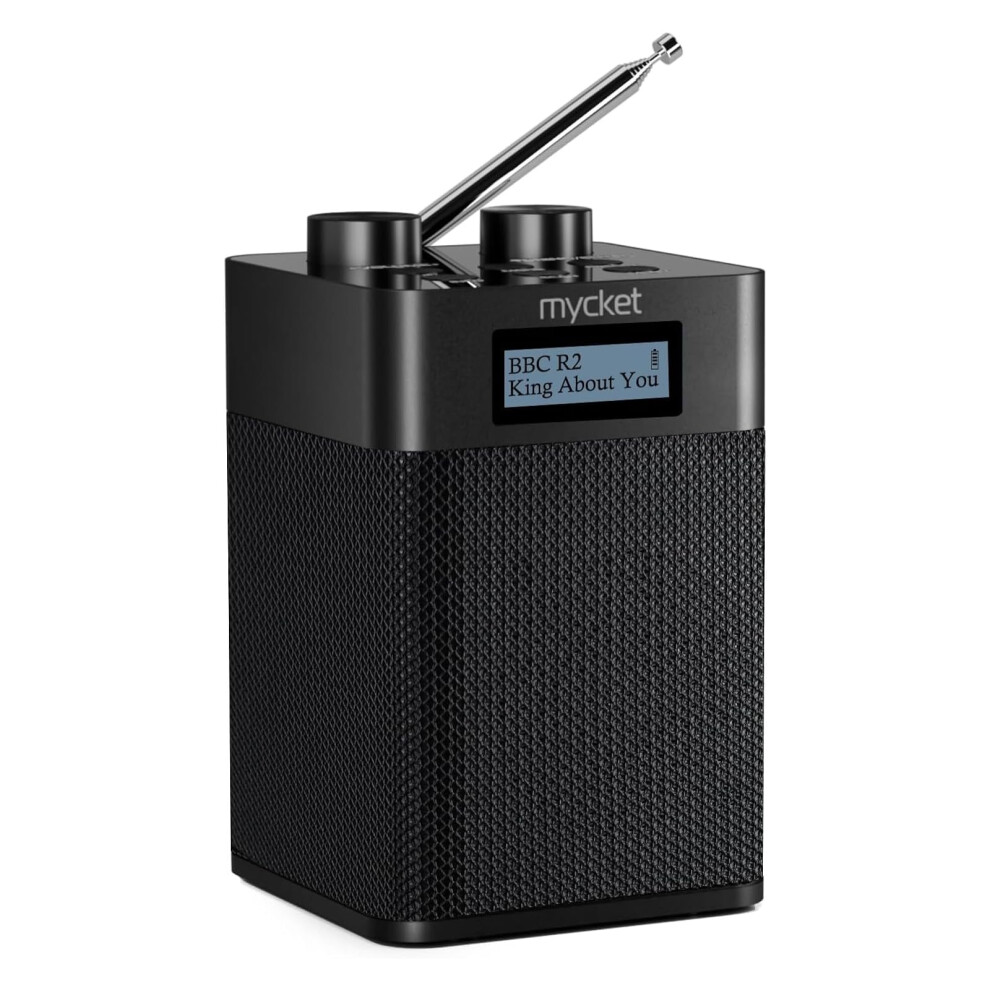 Mycket Dab/Dab+ Digital & Fm Radio, Mains And Battery Powered Radio,Portable Dab Radio,Rechargeable Usb Mp3 Player With Bluetooth/U Disk, 80 Preset 5051216844259
