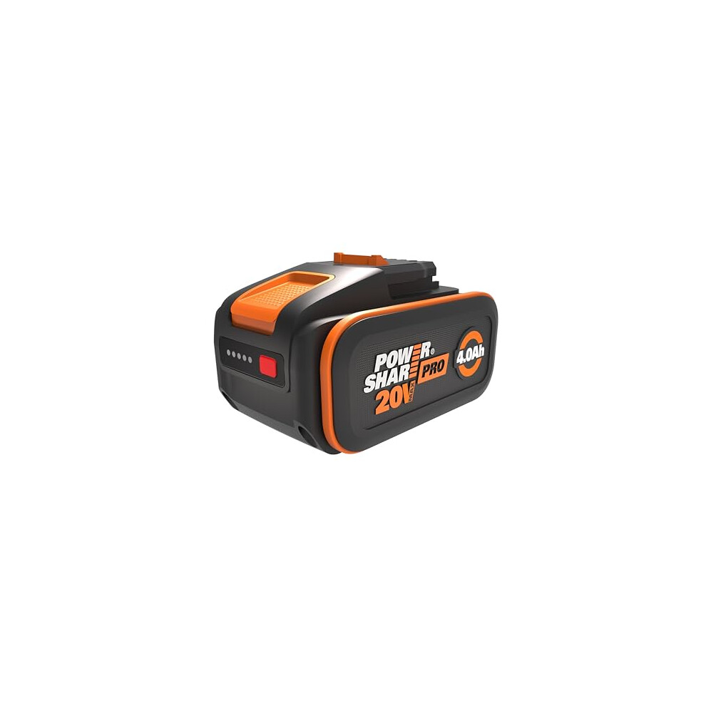 Worx WA3644 PowerShare Pro 20V 4.0Ah High-Capacity Battery with Battery Management System & Intelligent Power Control