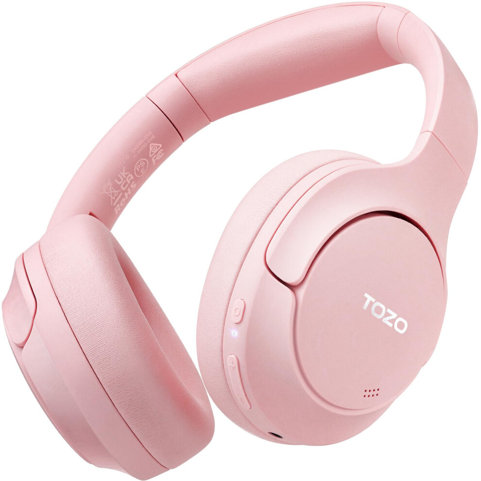 Tozo Ht2 Hybrid Active Noise Cancelling Wireless Headphones, 60H Playtime Lossless Audio Over Ear Bluetooth Headphones, Hi-Res Audio Deep Bass 5051216842095