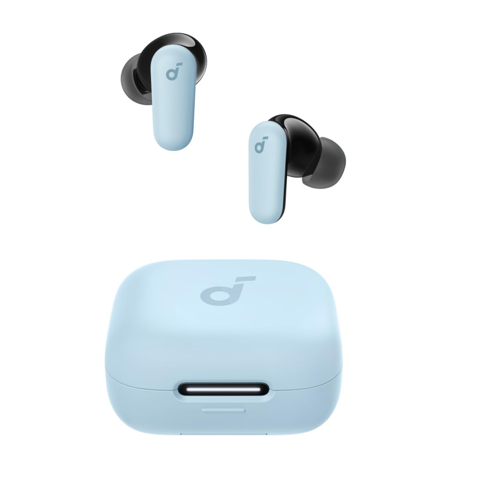 soundcore P30i by Anker Noise Cancelling Earbuds, Strong and Smart Noise Cancelling, Powerful Bass, 45H Playtime, 2-in-1 Case and Phone Stand, IP54,