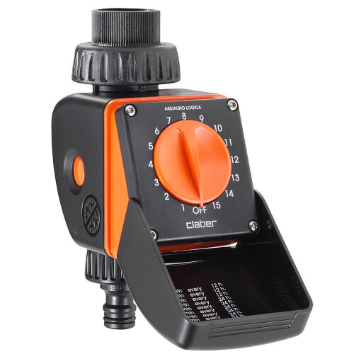 Claber Claber 53922 8422 Aquauno Logic Programmer (Black/Orange)