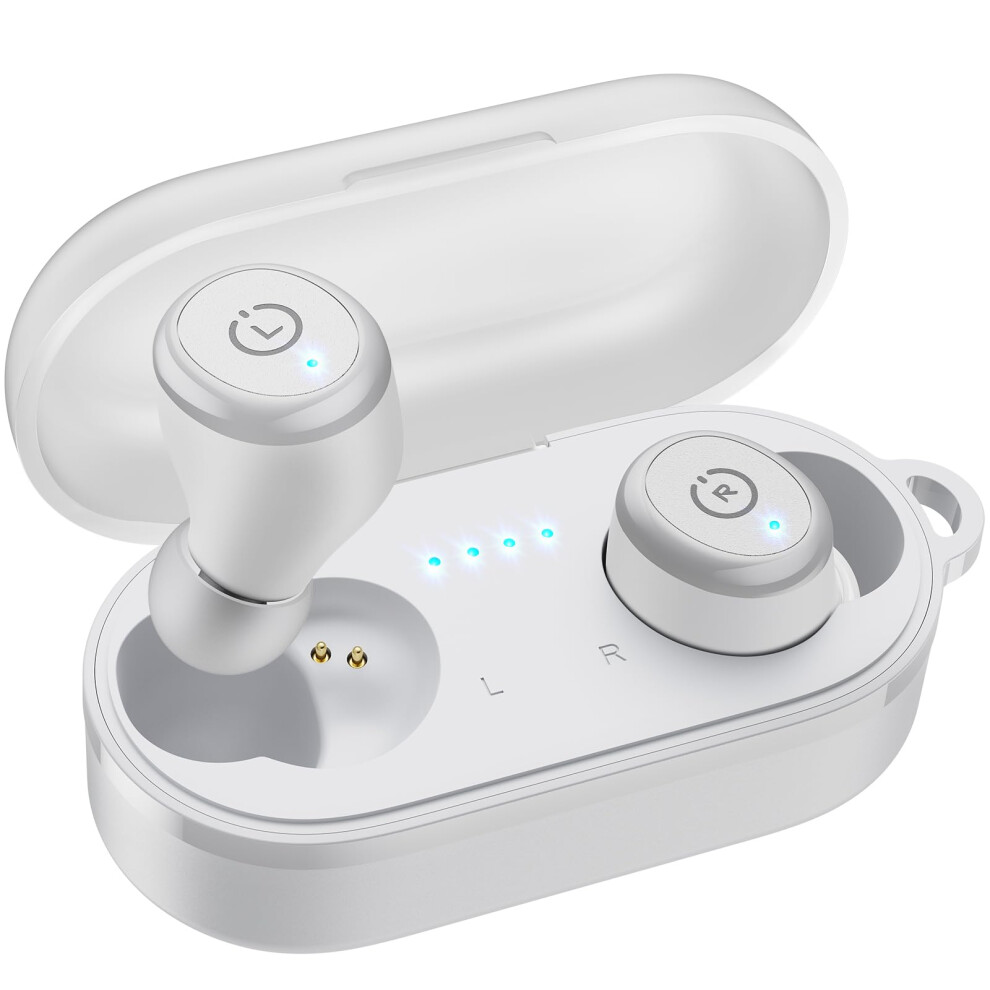 Tozo T10 Wireless Earbuds Bluetooth 5.3 Headphones, 55H Playtime With Wireless Charging Case, App Customize Eq, Ergonomic Design Ipx8 Waterproof 5051216850397