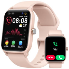 Smart Watch for Women, Answer/Make Calls, Alexa Built-in, [1.8"HD Screen] Smart Watches for Women iPhone/Samsung/Android, Fitness Watch with Heart