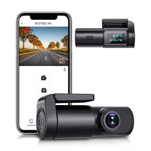 BESTSEE Dash Cam Front, 1080P Mini WiFi DashCam for Cars, Car Camera Dash with 0.96" mini screen Parking Monitor, Super Night Vision, 170? Wide Angle,