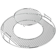 Denmay 54.5cm 8835 Hinged Cooking Grate for 57cm Weber Charcoal Grills Gourmet BBQ System Cooking Grate For Weber One-Touch Performer Bar-B-Kettle and