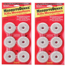 Summit Responsible Solutions Mosquito Dunks 102-12 - 12-Pack All-Natural BTI Mosquito Killer for Standing Water (30+ Days)