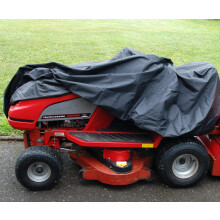 Ride Lawn Mower Cover Waterproof Heavy Duty 1.3KG 600d with PU backing 103x110x155 cm Elastic Hem Quad Bike Tractor Outside
