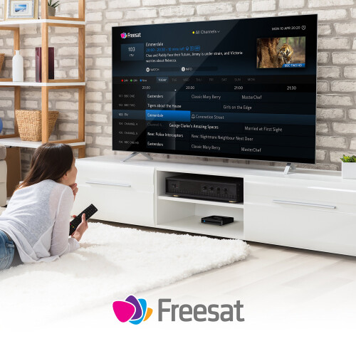Manhattan SX Freesat HD Box, Black 2
