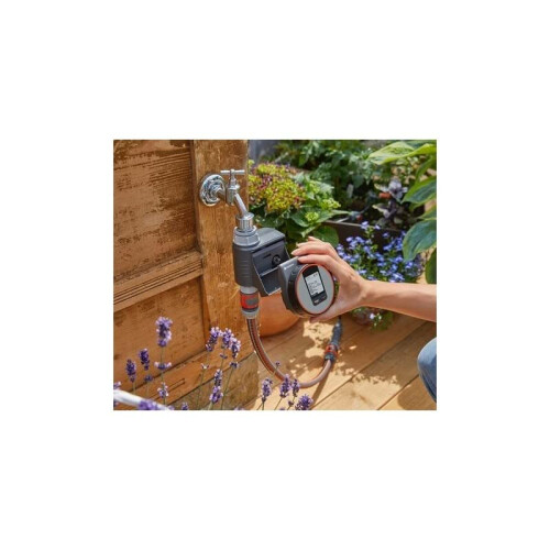 Gardena GARDENA Flex irrigation controller for quick automatic irrigation for the terrace and balcony, easy to use, Water Now function, Color 1