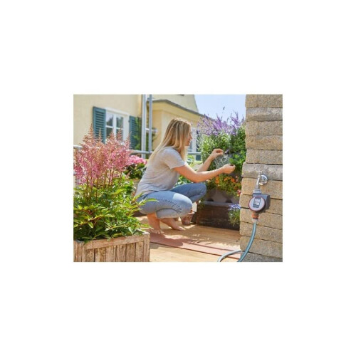 Gardena GARDENA Flex irrigation controller for quick automatic irrigation for the terrace and balcony, easy to use, Water Now function, Color 2