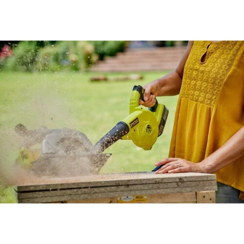 Ryobi Ryobi R18TB-0 18V ONE+ Cordless Toolshop Blower (Zero Tool), Hyper Green 1
