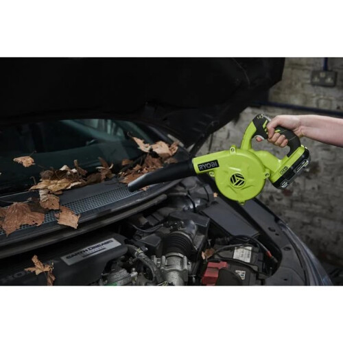 Ryobi Ryobi R18TB-0 18V ONE+ Cordless Toolshop Blower (Zero Tool), Hyper Green 2