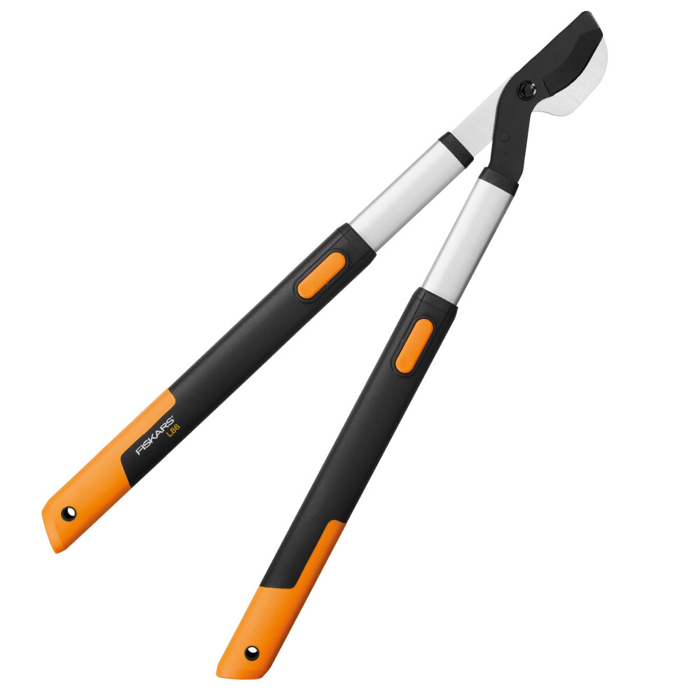 Fiskars SmartFit Loppers Bypass L86, Non-stick coating blade, Cutting diameter: 5 cm, Hardened steel, Handle length: 66-90 cm, Black/Orange, 1013564