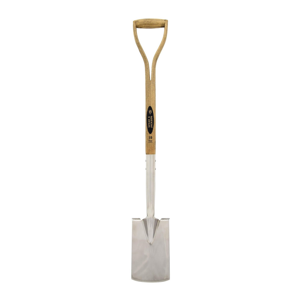 Spear & Jackson Traditional Stainless Steel Border Spade with 712mm Wooden Handle