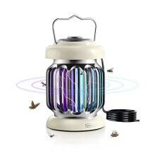 GeckoMan Hybrid Spectrum, Waterproof Switch, 15W Fly Zapper Electric Fly Killer Bug Zapper Mosquito Killer Lamp Insect Catcher Fruit Fly Trap for Home