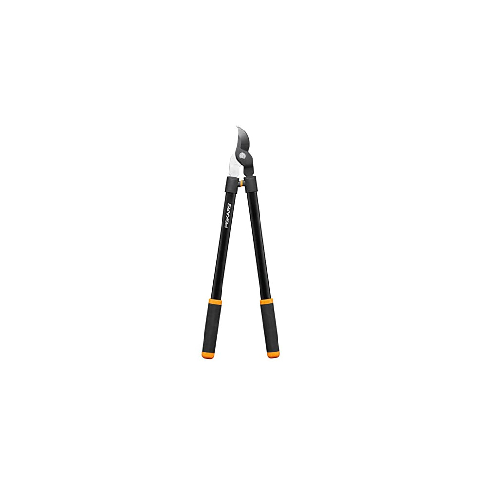 Fiskars Bypass tree pruner for fresh wood, Non-stick coating, Hardened Precision Steel, Length: 81 cm, Black, L11, 1027541