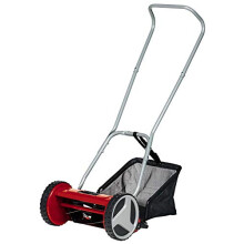 Einhell GC-HM 300 Hand Push Lawnmower -- Manual Lawn-Mower With 30cm Cutting Width, 16L Grass Box, 4 Cutting Height Levels -- Walk-Behind Lawn Mower