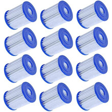 woejgo Pool Filter Type I, Filter Cartridges for Bestway Size 1, Size I Filter Cartridge for Bestway Pools, Inflatable Pool Filter, Easy Installation,