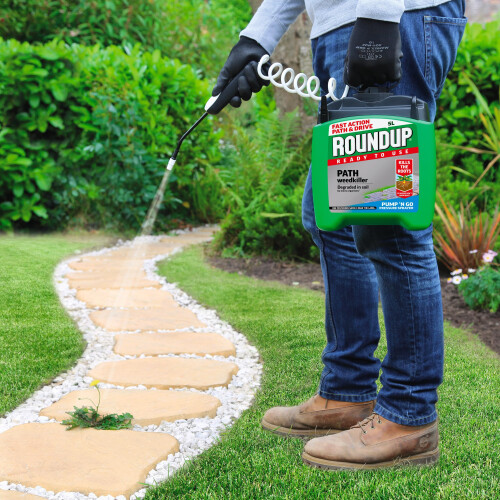 Roundup Roundup Path Weedkiller 5 Litre Pump 'N Go Refill, Ready to Use, Green 1