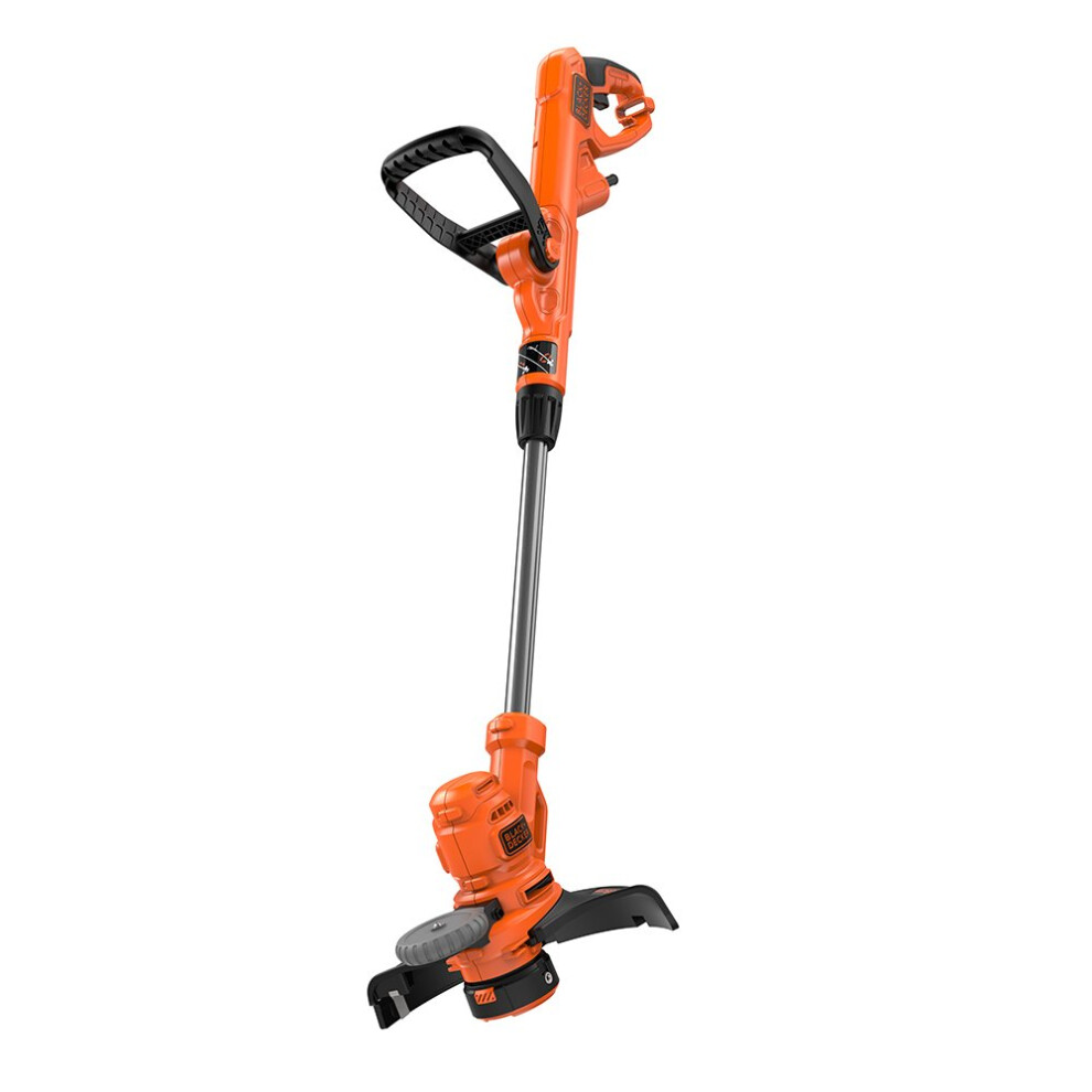 BLACK+DECKER Electric Strimmer with Automatic Single Line Feed, Cutting Width 30cm, 10m Cable length, 550W, 240V, BESTA530-GB