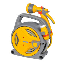 HOZELOCK - Mini Reel "Pico Reel" 10m : Ideal for Patios, Balconies and Small Gardens, Compact Streamlined Reel, Effortless Rewinding, Supplied with 1