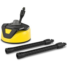 K?rcher T-Racer T 5 surface cleaner (splash protection, for large areas, two flat jet nozzles, handle for vertical work), black-yellow