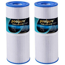 POOLPURE Spa Filter for Hot Tub Compatible with Pleatco PRB50-IN, PRB501N, Unicel C-4950, Filbur FC-2390, Dynamic 03FIL1600, Pentair R173434, 50 sq.