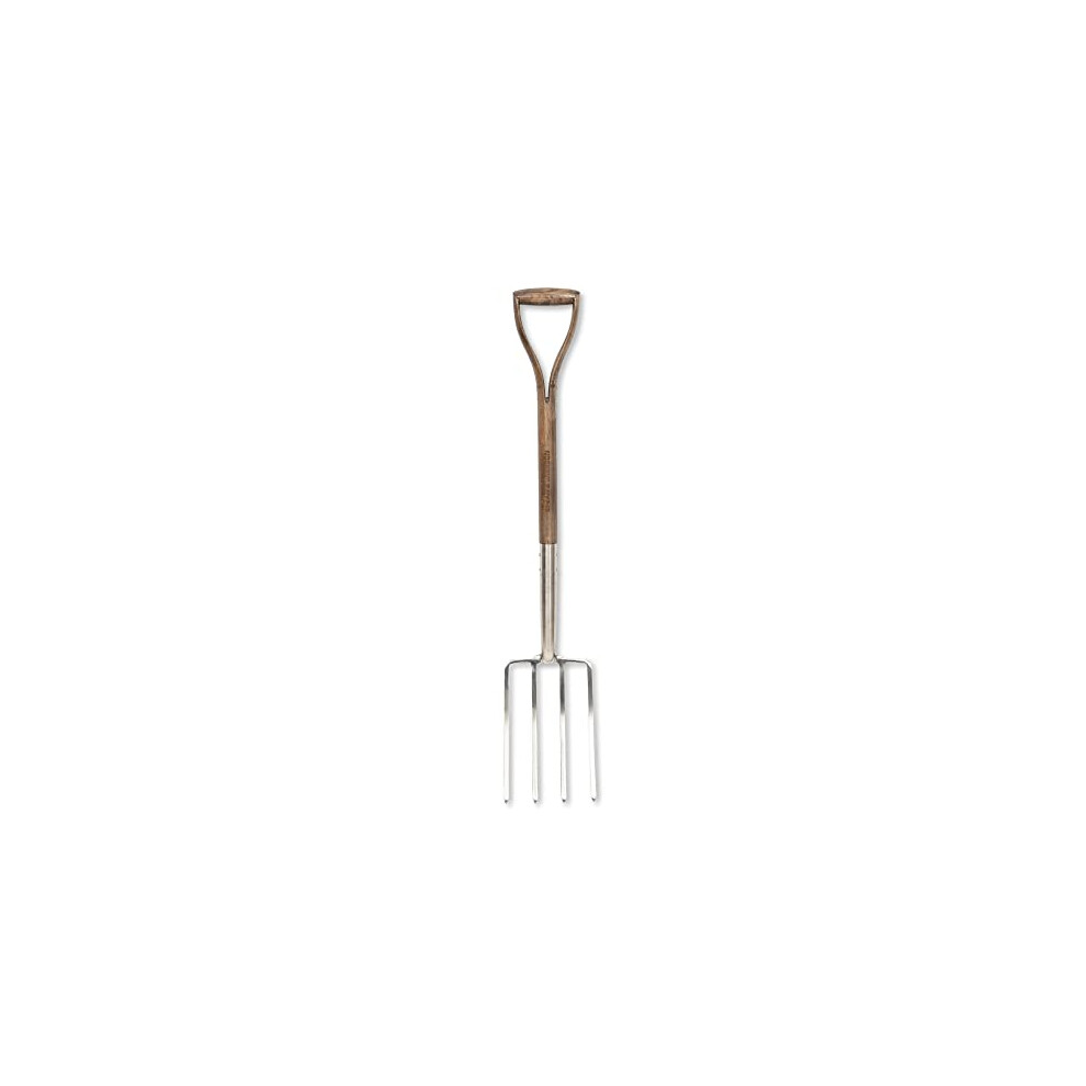 Spear & Jackson 4550DF Traditional Stainless Steel Digging Fork, Blue