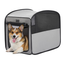 Petsfit Dog Crate,Soft Dog Crate for Travel and Car Use - Pop Up Design?Lightweight and portable soft Crate for Small and Meduim Dogs Cats?Improved