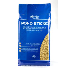 Pettex Premium Complete Natural Pond Sticks Fish Food, 5 kg, transparent