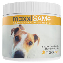 maxxipaws maxxiSAMe Advanced SAM-e Liver and Cognitive Supplement for Dogs Given with Food - Powder 150 g