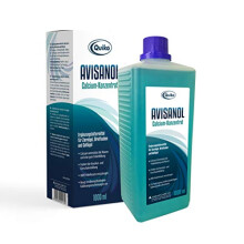Quiko Avisanol - Calcium Concentrate 1.000ml - For pet birds, racing pigeons & chickens - Promotes bone & eggshell formation - Supports feather