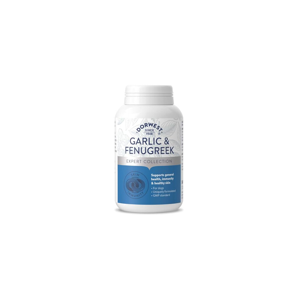 Dorwest Herbs Garlic And Fenugreek Tablets For Dogs And Cats 500 Tablets, White (14Dor006)