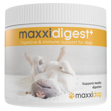 maxxidog - maxxidigest+ probiotics, prebiotics & digestion enzymes formula for dogs - Advanced canine digestive and immune system support - Non GMO