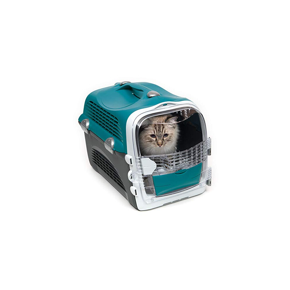 Catit Cabrio Cat Carrier, Turquoise