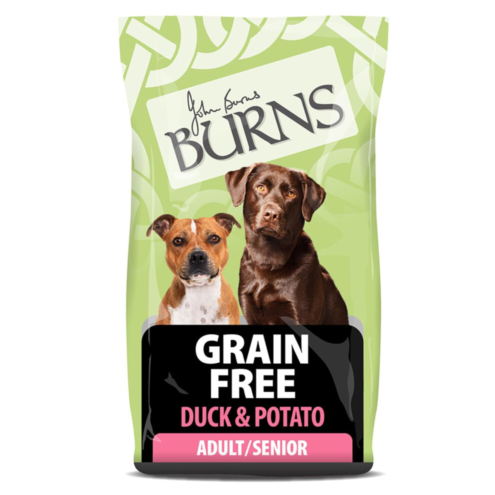 Burns Pet Nutrition Hypoallergenic Complete Dry Dog Food Adult and Senior Dog Grain Free Duck and Potato Grain Free 6 kg