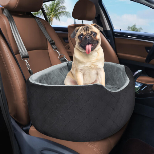 Dog Car Seat Car Dog Seat for Small Medium Sized Dogs Dog Booster Seat with Clip On Safety Leash and Memory Foam Filling Car Dog Travel Bed for on OnBuy