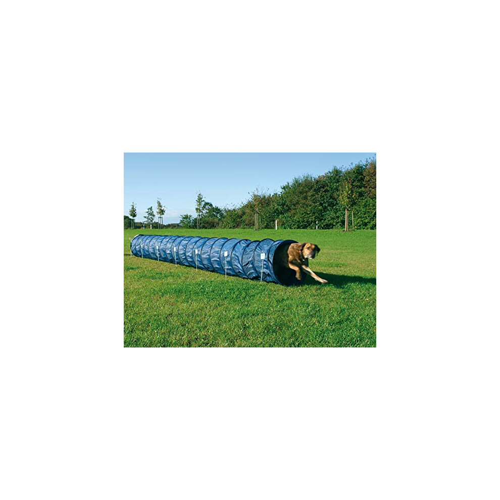 Trixie Dog Activity Agility Basic Tunnel, 60 cm ? 5 m, Blue