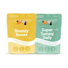 Buddy & Lola Joints and Tummy Bundle for Dogs - High CFU Count, Plant-Based Dog Probiotics for Gut Health - Dog Probiotic Powder with Prebiotics for