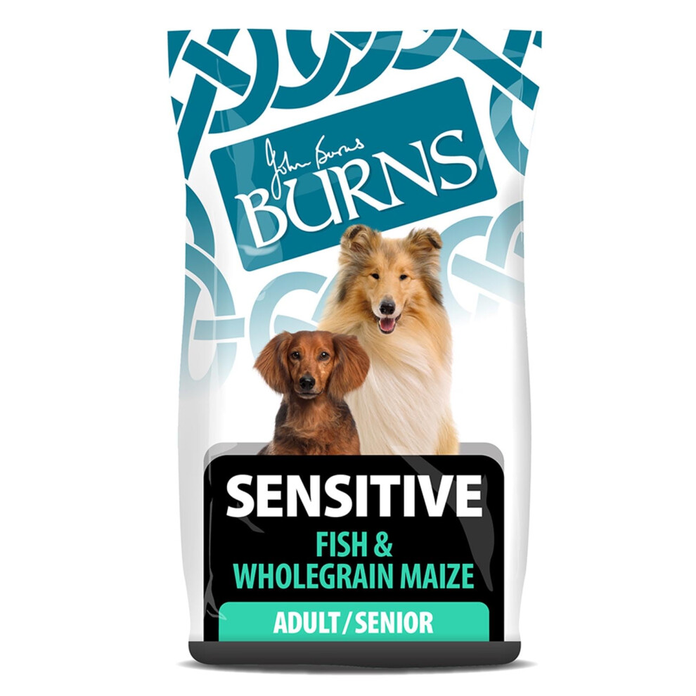 Burns Pet Nutrition Hypoallergenic Complete Dry Dog Food Adult and Senior Dog Sensitive with Fish 6 kg