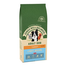 James Wellbeloved Light Adult Turkey and Rice 12.5 kg Bag, Hypoallergenic Dry Dog Food