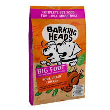 Barking Heads Dry Dog Food for Large Breeds - Bowl Lickin' Chicken 12kg - 100% Natural Chicken with No Artificial Flavours - Good for Healthy