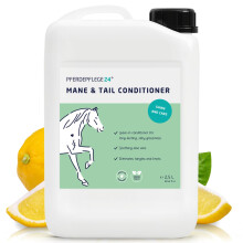 PFERDEPFLEGE24 Horse Mane and Tail Detangler Spray 2500ml Refill - Brilliant Shine, Easy Combing & Healthy Coat - Mane and Tail Spray for Horses incl.